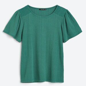 PINK CLOVER Nevea Flutter Sleeve Knit Top